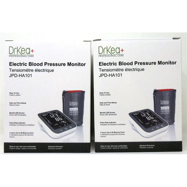 2 New DrKea+ Electric Blood Pressure Monitors