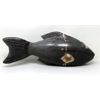 Image 2 : 4.6 KG Fish Statue Hand Carved from Petrified Wood