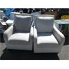 Image 1 : 2 Fabric Upholstered Arm Chairs - Customer Returns
