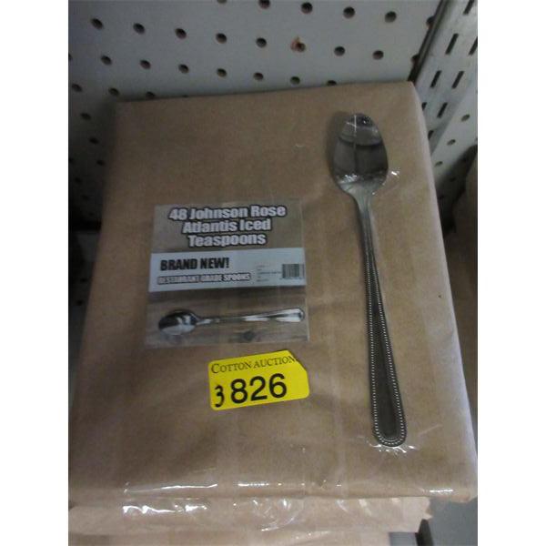 3 New Packs of Johnson Rose  Atlantis  Ice Tea Spoons