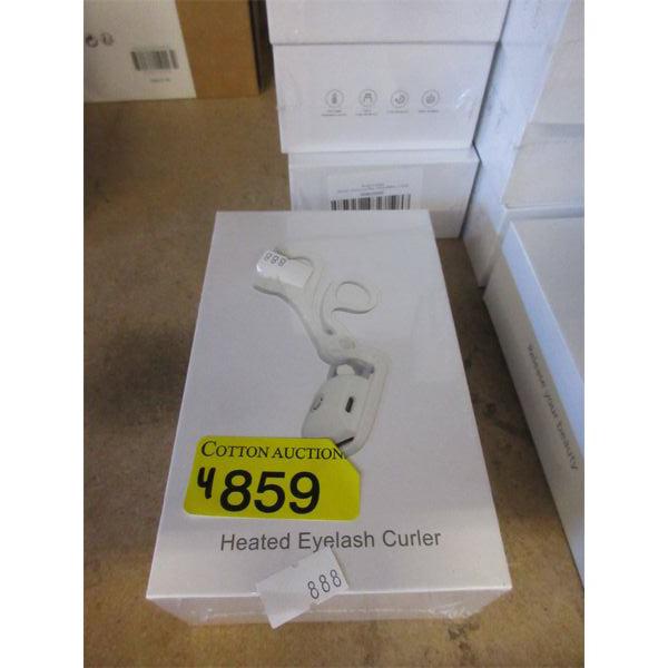 4 New Heated Eyelash Curlers - White