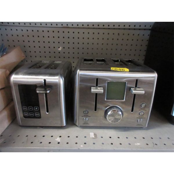 Cuisinart 4 Slice & Kalorik 2 Slice Toasters