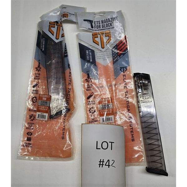 2 ETS Glock 17 Mags