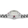 Image 5 : Rolex Ladies Stainless Steel Ruby and Diamond Date Wristwatch With Rolex Box