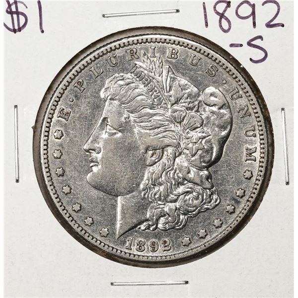 1892-S $1 Morgan Silver Dollar Coin