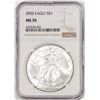 Image 1 : 2002 $1 American Silver Eagle Coin NGC MS70