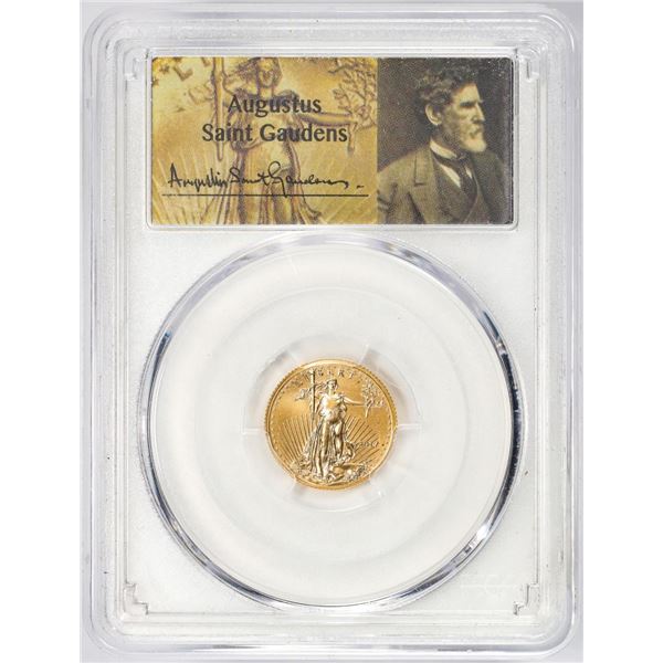 2017 $5 American Gold Eagle Coin PCGS MS70 First Strike Saint Gaudens Signature