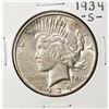 Image 1 : 1934-S $1 Peace Silver Dollar Coin