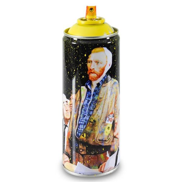 Mr. Brainwash "Van Gogh" Limited Edition Hand Painted Spray Can