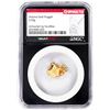 Image 1 : 3.53 Gram Arizona Gold Nugget NGC Vaultbox Unvaulted