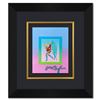 Image 1 : Peter Max "Tip Toe Floating" Original Mixed Media on Paper