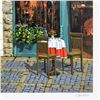 Image 2 : Viktor Shvaiko "Fresco and Fountain (White)" Limited Edition Serigraph on Paper