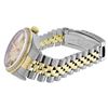 Image 6 : Rolex Mens Two Tone Champagne Index Diamond Datejust Wristwatch With Rolex Box