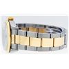 Image 6 : Rolex Ladies Midsize Two Tone Silver Index Datejust Wristwatch