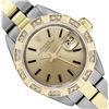 Image 1 : Rolex Ladies Two Tone Champagne Index Diamond Date Wristwatch with Rolex Box