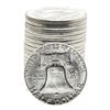 Image 2 : Roll of (20) Brilliant Uncirculated 1963 Franklin Half Dollar Coins