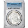 Image 1 : 1887 $1 Morgan Silver Dollar Coin PCGS MS65