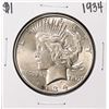 1934 $1 Peace Silver Dollar Coin