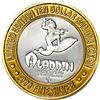 Image 2 : .999 Silver Aladdin Resort Casino Las Vegas, NV $10 Limited Edition Gaming Token