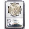 Image 2 : 1925 $1 Peace Silver Dollar Coin NGC MS64