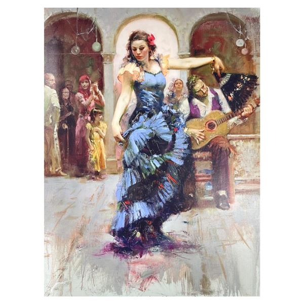 Pino (1939-2010) "Dancing at Dusk" Limited Edition Giclee on Canvas
