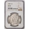 1889-S $1 Morgan Silver Dollar Coin NGC AU53
