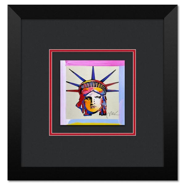 Peter Max "Liberty Head" Limited Edition Lithograph on Paper