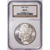 Image 1 : 1881-S $1 Morgan Silver Dollar Coin NGC MS65