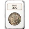 Image 1 : 1878-S $1 Morgan Silver Dollar Coin NGC MS63 Amazing Toning Old Fatty Holder