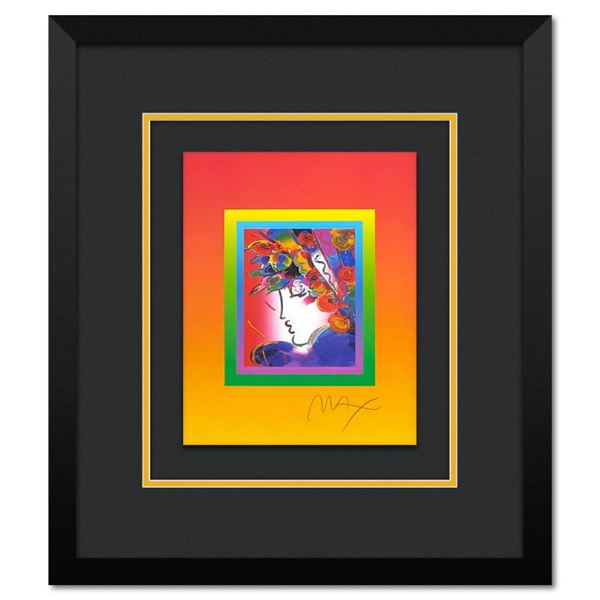 Peter Max "Blushing Beauty on Blends" Limited Edition Lithograph on Paper