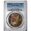 Image 1 : 1885-O $1 Morgan Silver Dollar Coin PCGS MS64 Amazing Toning