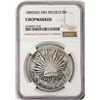 1885MO MH Mexico 8 Reales Silver Coin NGC Chopmarked