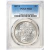1887-S $1 Morgan Silver Dollar Coin PCGS MS62