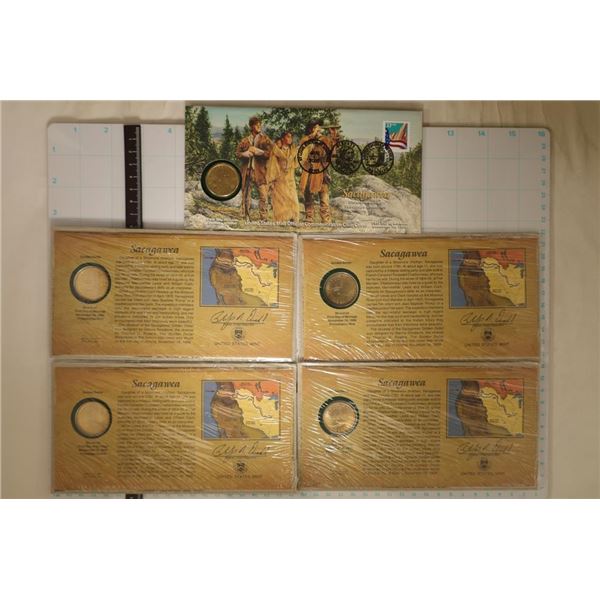 5-SACAGAWEA DOLLARS IN FDC'S: ALL 2000-P FOUR ARE