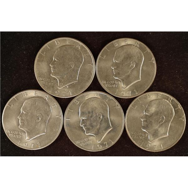 5-1971 IKE DOLLARS UNC