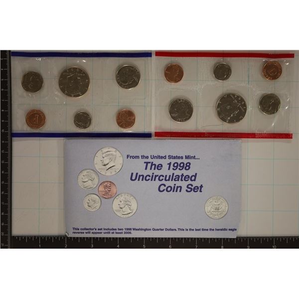 1998 US MINT SET (UNC) P/D (WITH ENVELOPE)