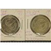 Image 1 : 1946 & 1950 SWEDEN SILVER 50 ORE AU / UNC .1234