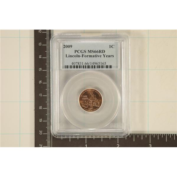 2009 LINCOLN FORMATIVE YEARS PCGS MS66RD