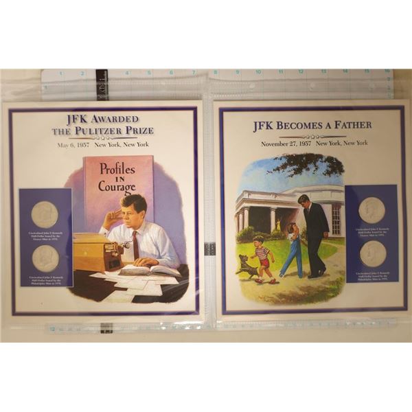 1978-P & D & 1995-P & D UNC KENNEDY HALVES ON