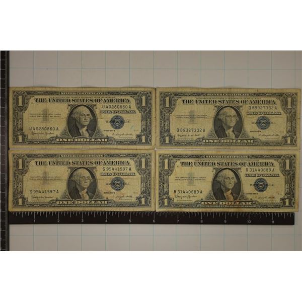 1957-A & 3-1957-B US $1 SILVER CERTIFICATES