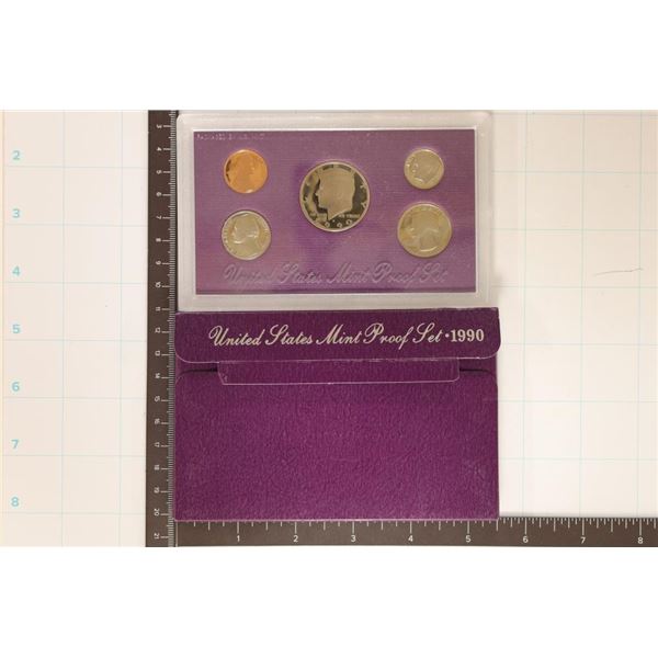 1990 US PROOF SET (WITH BOX)
