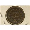 Image 2 : 1863 CIVIL WAR TOKEN "ARMY & NAVY"
