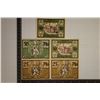 Image 1 : 5-1921 GERMAN NOTGELDS, 2-25 PFENNIG& 3-50 PFENNIG