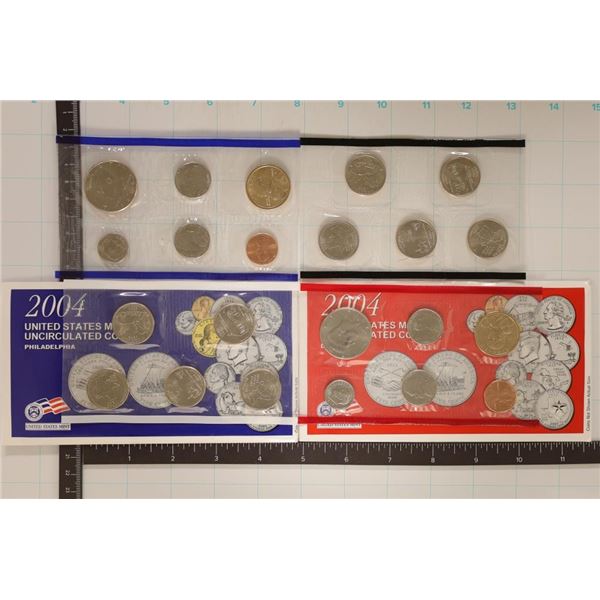 2004 US MINT SET (UNC) P/D (WITH ENVELOPE)