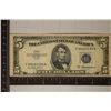 Image 1 : 1953-A US $5 BLUE SEAL SILVER CERTIFICATE NOTE