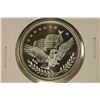 Image 1 : 1 TROY OZ .999 FINE SILVER UNC ROUND SILVER TRADE
