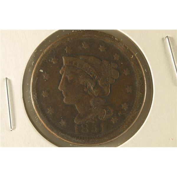 1851 US LARGE CENT