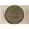 Image 1 : 1914-A GERMAN SILVER 1 MARK AU/UNC .1606 OZ. ASW