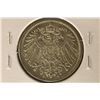 Image 2 : 1914-A GERMAN SILVER 1 MARK AU/UNC .1606 OZ. ASW