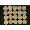 Image 1 : 20 ASSORTED 35% SILVER JEFFERSON WAR NICKELS 15-